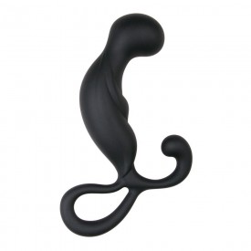 Черный стимулятор простаты Prostate Massager - 14 см.