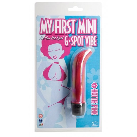 Мини-вибратор для точки G My First Mini G-Spot Vibe - 14 см.